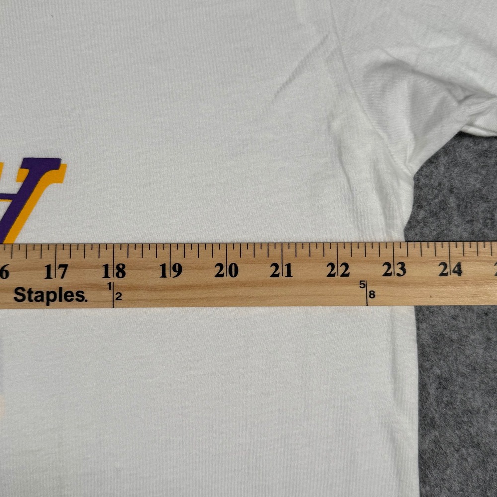 Next Level Apparel The Lake Show T Shirt Mens XL White Purple NBA Basketball‎ - Picture 4 of 7